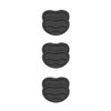 3 Pairs Black Heel Pads for Boots, Shoe Pad Improved