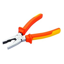 Groz 6-inch Combination Pliers | 1000V Insulated | Chrome Vanadium Steel | High Leverage | #31530