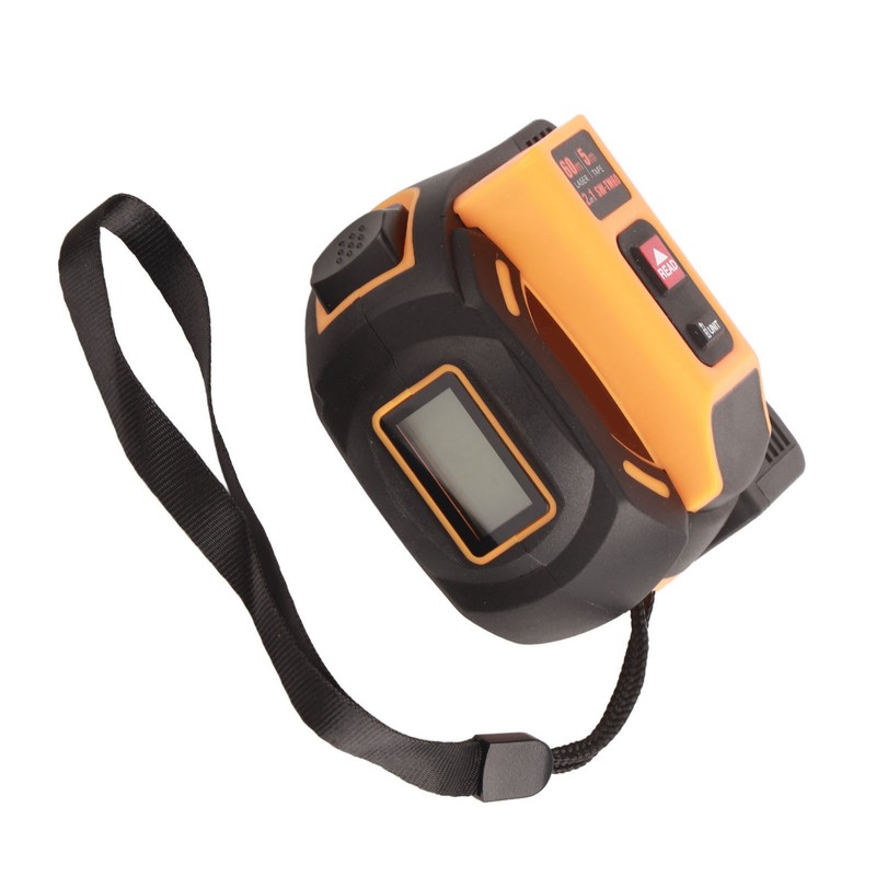 Laser Tape Measure High Accuracy ABS Housing Manganese Steel Digital