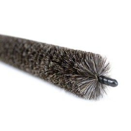 Pullach Hof Radiator Cleaning Brush with Goat Hair and Plastic-Coated Stainless Steel Wire Length 115 cm