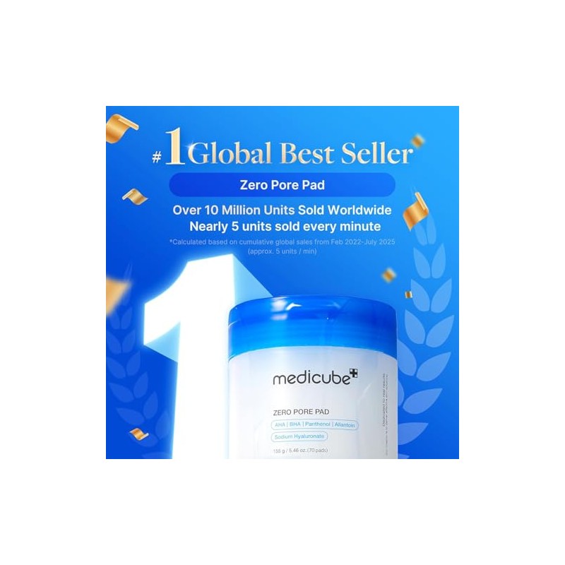 Medicube Zero Pore Pad 155 gramos Pads para piel grasa