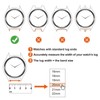 HREDZEO Elastic Nylon Straps,Nylon Strap Adjustable Straps Lightweight Watch Strap