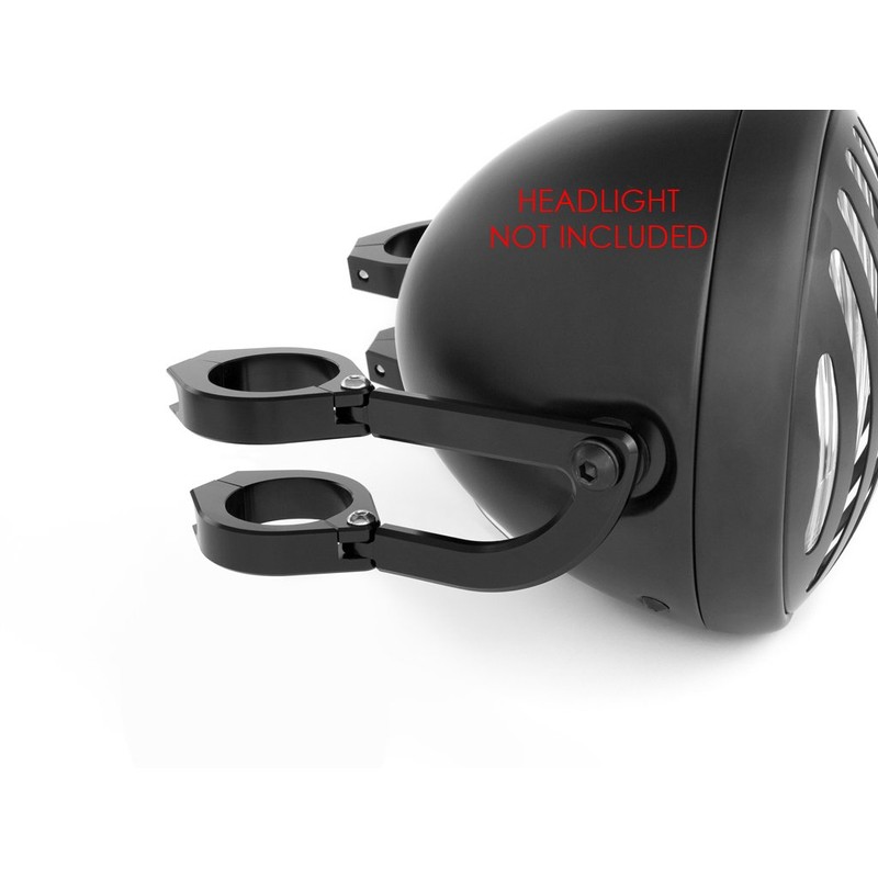 Alchemy Parts Custom Chopper Motorcycle Headlight Headlamp Brackets with 54-55mm