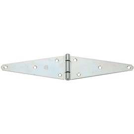 National Hardware N128-157 8' Heavy Strap Hinge Zinc Plated