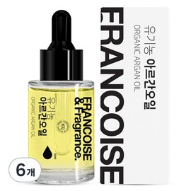 Franceoise organic argan oil, 30ml, 6 pieces / 프랑스와즈 유기농 아르간 오일, 30ml, 6개