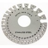 Stainless Steel SWG Wire Gauge Measure Wire Thickness & Sheet