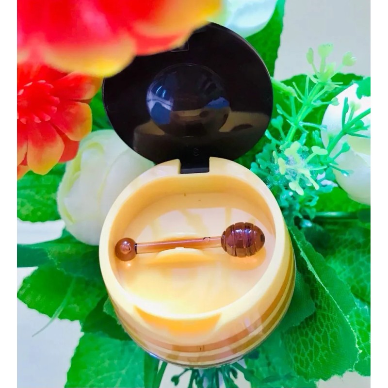 Balsamo Labial Lip Mask Miel Diseño Tarrito Panal
