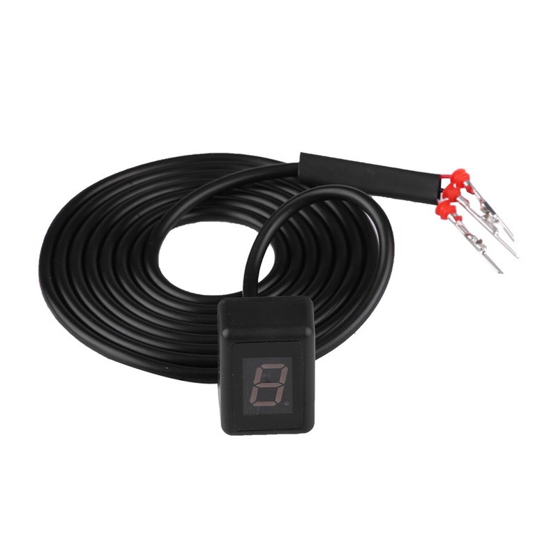 Motorcycle ECU Plug Mount 6 Speed Digital Gear Indicator Shift