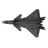 Metal Plane Model Crafted with Stand Accessories Decorative Alloy Metal