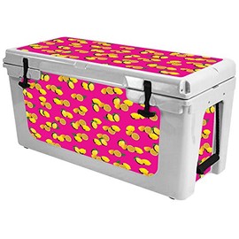 MightySkins (Cooler Not Included) Skin Compatible with RTIC 65 Cooler (2017 Model) - Make Lemonade | Protective, Durable, and Unique Vinyl Decal wrap Cover | Easy to Apply | Made in The USA