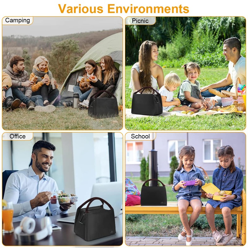 Philorn Insulating and Thermal Lunch Bag, Waterproof and Lightweight, for