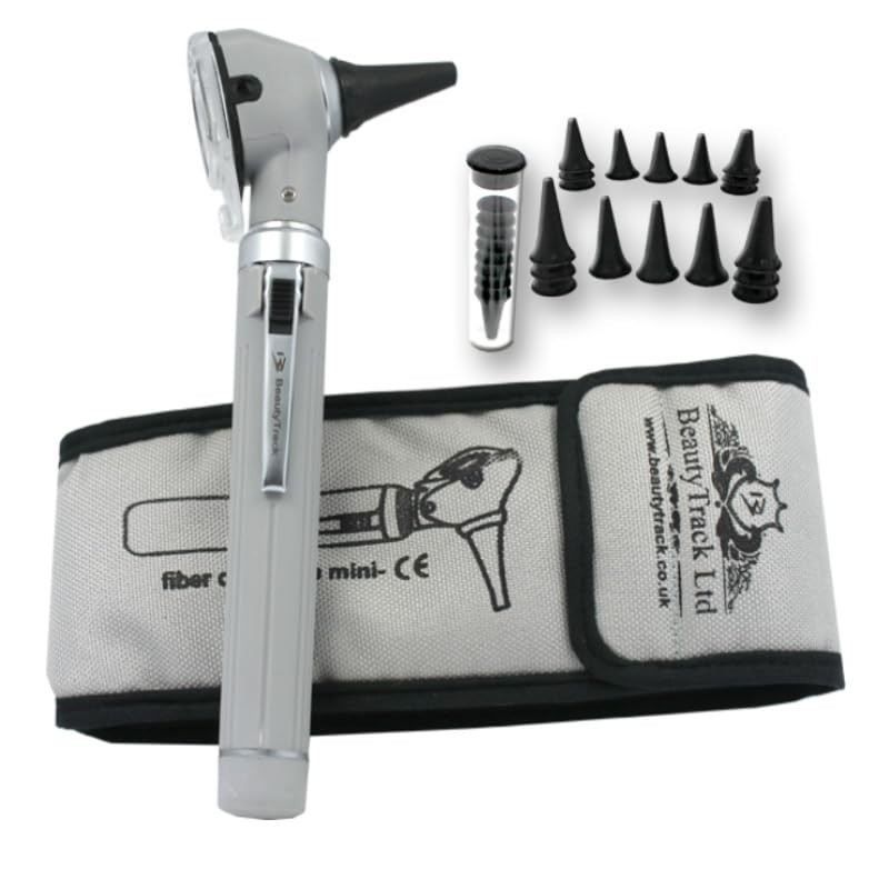 BeautyTrack F.O Mini Otoscope Auriscope Fiber Optic Ent Medical Diagnostic