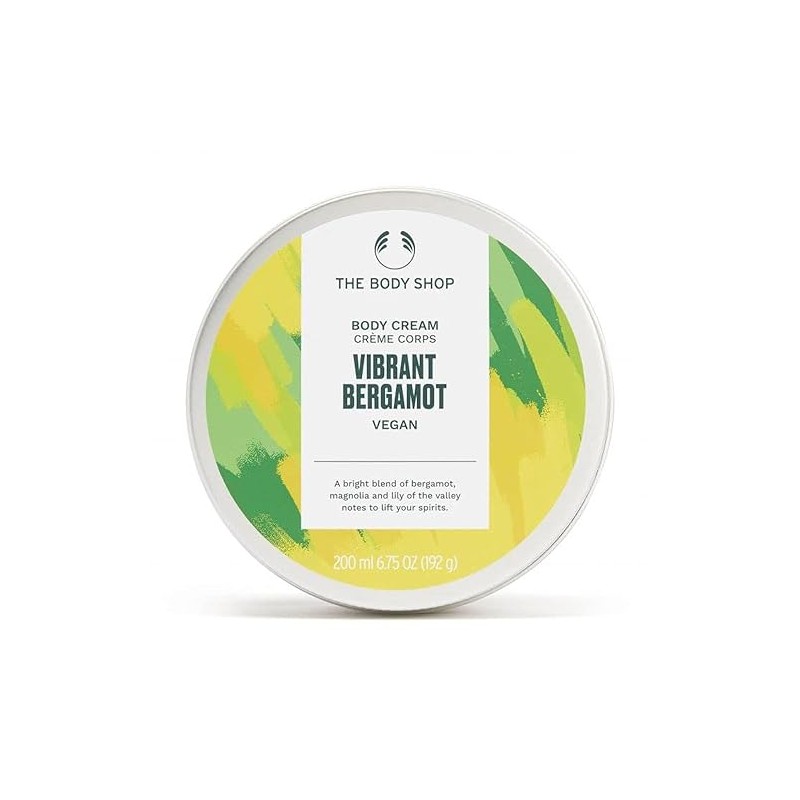 NEW! The Body Shop VIBRANT BERGAMOT Body Cream 200ml
