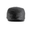 XUNQUCOM Classic Newsboy Cap,PU Leather Beret Ivy Flat Golf Driving