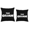 Gilliam Surname Family Birthday Throw Pillow