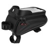 Bike Phone Front Frame Bag Waterproof Reflective Bicycle Phone Mount