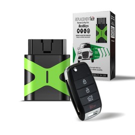 BestKeys User-configured Kit, Car Key Fob with Uncut Blade for 2017 2018 Kia Forte Sedan OSLOKA-875T 4 Buttons (Self-Program for Sedan with Sharp Blade)