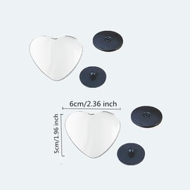 2 Pcs Cars Heart Shaped Blind Spot Mirrors Car,Heart Shaped Wide Angle Convex Rearview Side Mirrors for Enhanced Safety,Car Accessories for Cars Suvs and Trucks