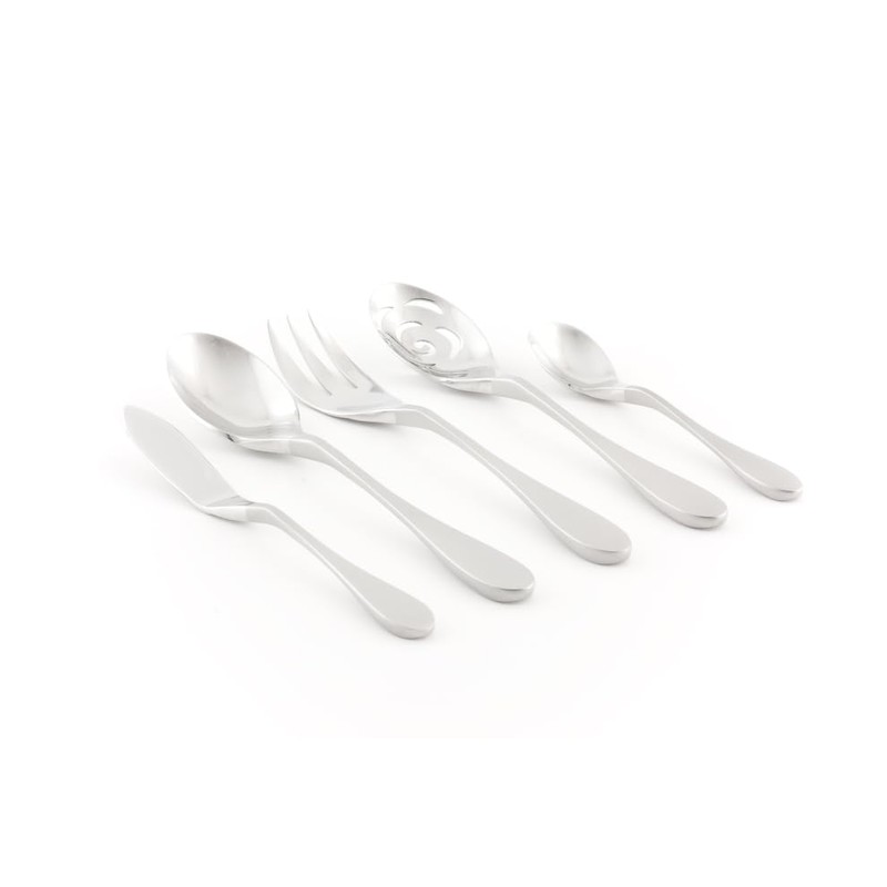 Knork Finish Serving, 5 Piece Set, Two Tone (Duo)
