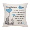 Bommex Nephew Gift from Aunt Uncle Nephew Cushion Cover from