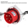 Industrial Socket IP67 Waterproof Aviation Connector 3P+N+E 32A AC 220380V