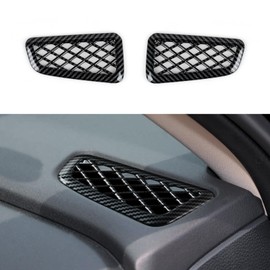 BRMYL Car Air A/C Outlet Vent Decals for 2023 2024 2025 Honda Accord 11th Gen Accessories ABS Carbon Fiber Interior Stickers