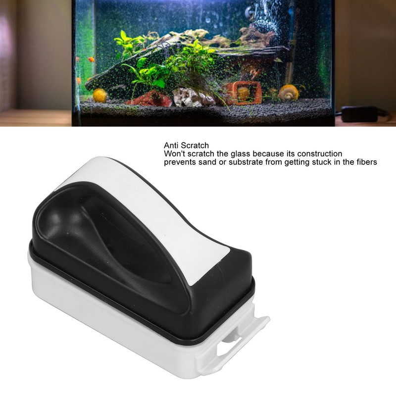 Magnetic Aquarium Cleaner Double Sided Floating Fish Tank Glass Scrubber