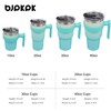 BJPKPK - Vaso con asa de acero inoxidable de 20