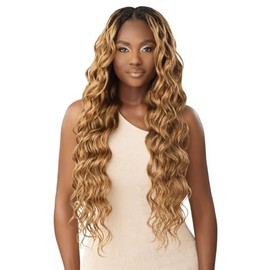 Outre X-Pression - Twisted Up - Boho Wet & Wavy Vibe Ocean Braid 24" 3X (OFF BLACK 1B)