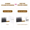 Eyelash Extension Easy Fan Volume Lash Extensions 0.07 D Curl