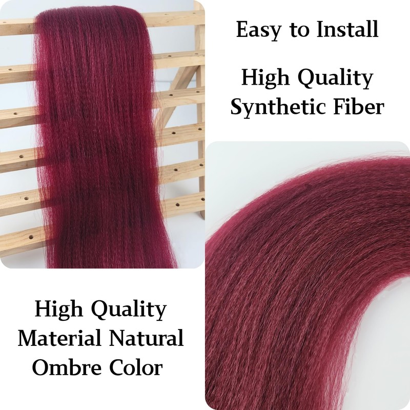 Burgundy Red Braiding Hair Extension for Braids