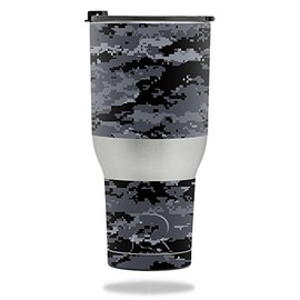 MightySkins Skin Compatible with RTIC Tumbler 40 oz. (2017) - Digital Camo | Protective, Durable, and Unique Vinyl Decal wrap Cover | Easy to Apply, Remove, and Change Styles | Made in The USA