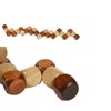 Vokowin Wooden Twist Cube IQ Puzzle - Wooden Brain Teaser