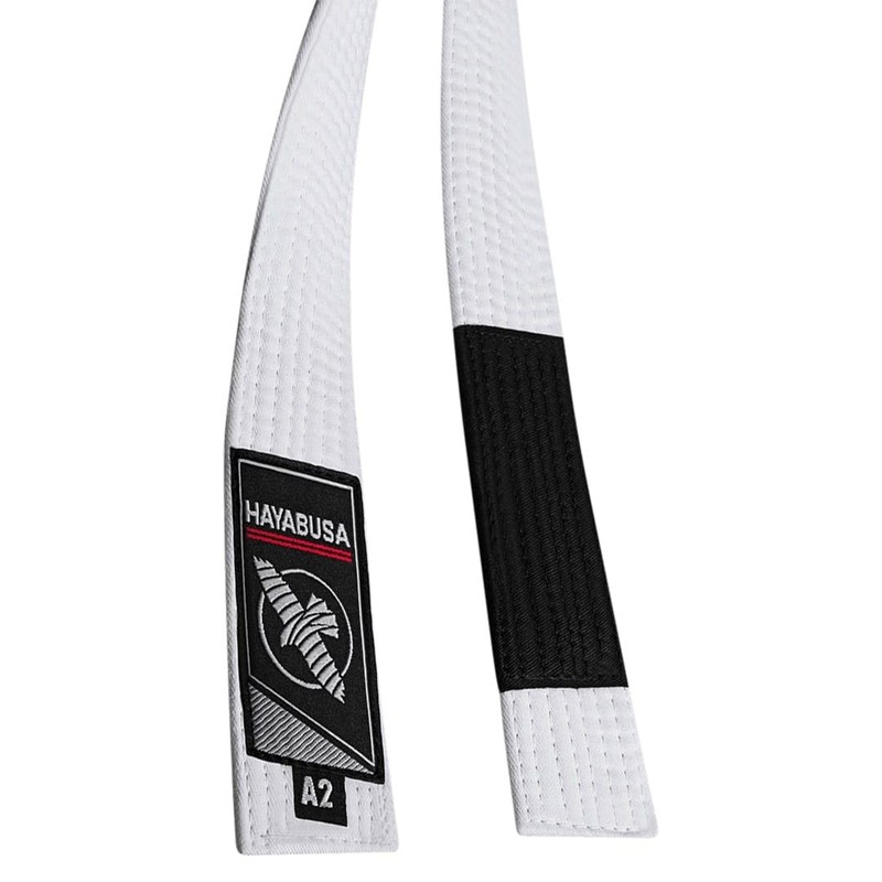 Hayabusa 2.0 Adult Jiu Jitsu Belt - White, A0