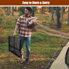 UNIFER Folding Grill Table: 4x2 Ft Portable Camping Table, Lightweight