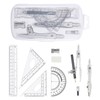 Unjoo Math Geometry Kit Sets 10 Piece Student Supplies with