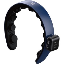 Master Massage H1 Deluxe Electric Scalp Massager - Mini Head Massager with Vibration, 11 Vibrating Nodes for Deep Relaxation, Hairband Design, 5 Modes, Prussian Blue