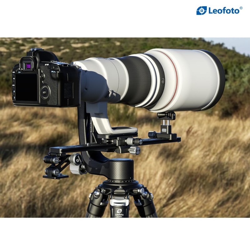 Leofoto DDC-50B with BPL-50N Arca-Swiss Compatible QR Double Clamp, Double-Sided