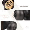 GOBEKOR 10 Pack Interior Privacy Door Knobs Oil Rubbed Bronze