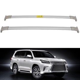 SCITOO Roof Rack Cross Bar 165LBS Compatible with for Lexus Lx570 2016-2020 2 Roof Cross Bars Silver