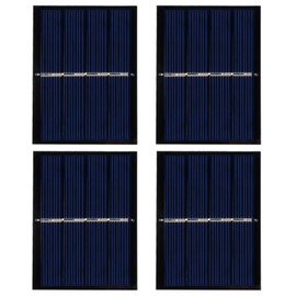 4Pcs 0.65W 2V DIY Solar Panel Module System for Solar Toy Light Battery Charging 60x80mm