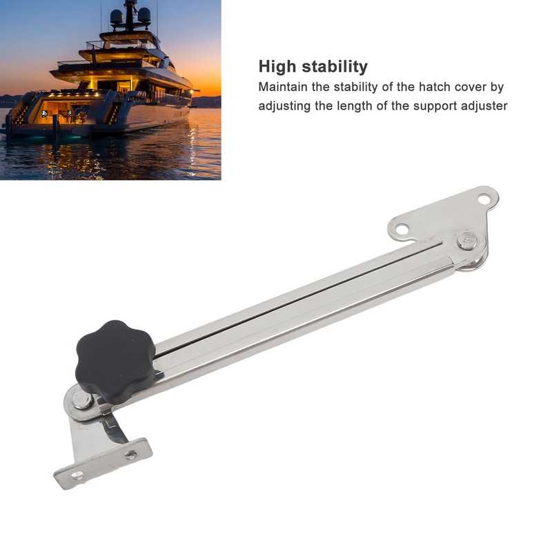 Marine Hatch Lid Stay Adjuster Flexible Stainless Steel Hatch Support