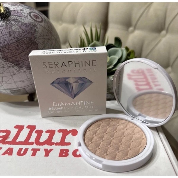 Seraphine Botanicals Diamantine Beaming Highlighter in OYSTER 2g/.07oz Travel B2