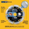 12S - Diamond Cutting Disc Diameter 150 mm x 22.2