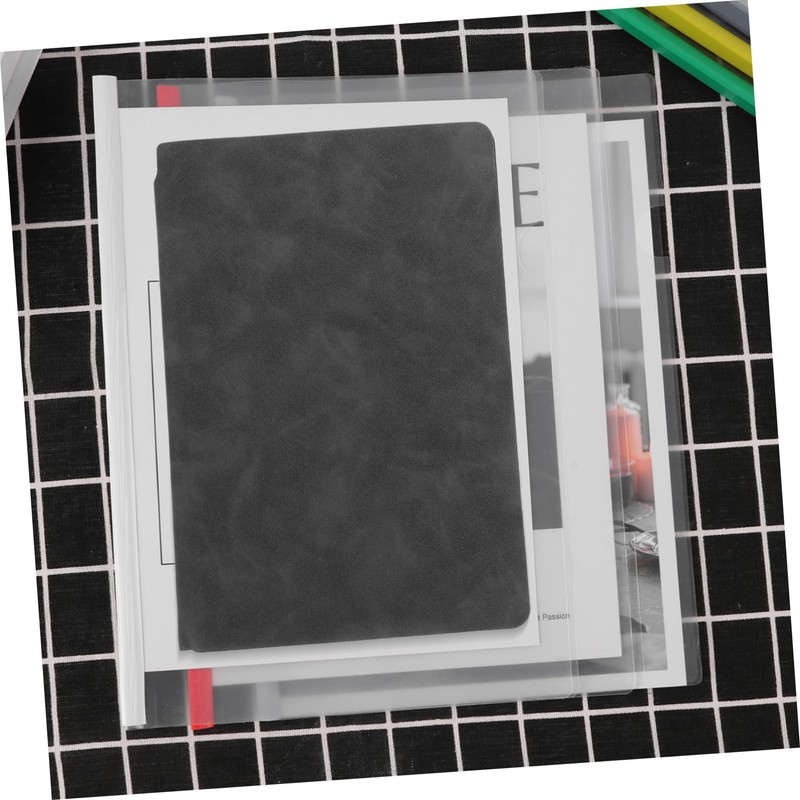 Operitacx Small Dry Erase Whiteboard Notebook Pu Cover A5 Size