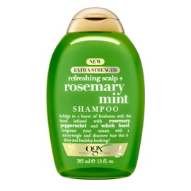 OGX OGX Extra Strength Refreshing Scalp + Rosemary Mint Shampoo, Clarifying Wash Visibly Helps Remove Oil & Residue to Clear Away Buildup, Sulfate-Free Surfactants, 13 fl. Oz