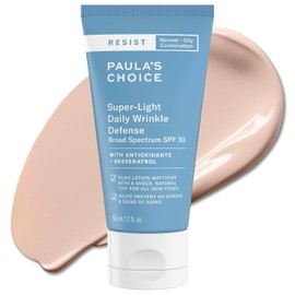 [Paula's Choice] レジスト スーパーライト日焼け止め SPF30 60ml/ 正規品 無香料 RESIST Super-Light Sunscreen UVカット UVケア 日焼け止め下地 化粧下地 UV 保湿 顔 ひやけどめ 紫外線対策 紫外線散乱剤 ノンケミカル 紫外線吸収剤不使用 ブロードスペクトラム
