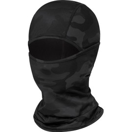 TSLA Thermal Winter Balaclava Face Mask, UV Protection Fleece Lined Ski Mask, Lightweight Windproof Neck Gaiter ZZB36-WBK_FREE