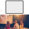 Projector Screen Movie Screen Home Theater 4:3 72" Portable Wall