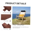 Outanaya Beach Chair Cushions Comfortable Headrest for Deck Chairs Removable